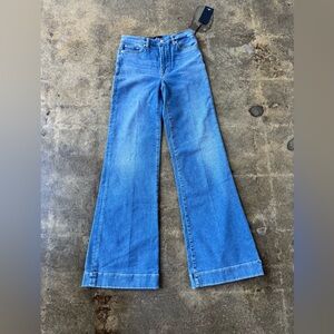 Wide Leg High-Rise Women's Jeans - Blue 7 for all mankind